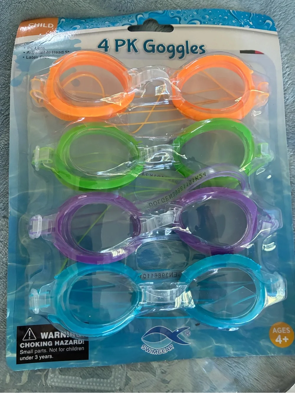Mickey Mouse Kids Swim Tube & Arm Bands - set of four piece child goggles